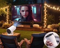HY300 Projecteur portable intelligent Mini Android 11 4K Full HD Support 5G WiFi 6 BT5.0 Auto pour cinéma maison