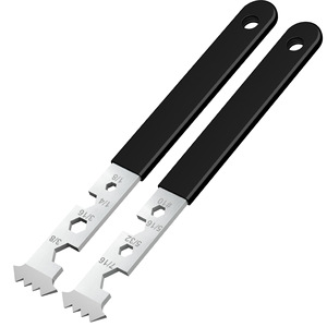 Herramienta Multiusos para Bomberos de Acero Inoxidable: Clip para Abrir Puertas, Palanca para Romper el Vidrio y Deslizar en Caso de Incendio - Product Image 1