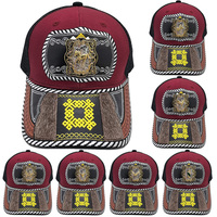 Gorra de Camionero Personalizable con Diseño de Herradura Metálica en 3D, Gorra de Vaquero Mexicana de Malla, Estilo Étnico Occidental, para Pesca y Uso Casual