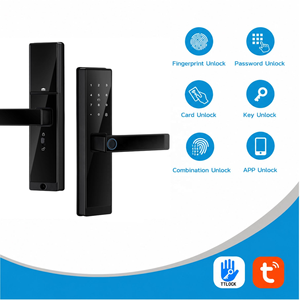 Glomarket Tuya WiFi Fingerprint Smart Door Lock Ttlock APP Remote <b>Control</b> Temporary Password Suitable <b>for</b> Apartment Door Office - Product Image 2