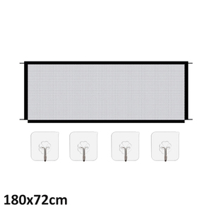 Barrière <span class=keywords><strong>pour</strong></span> <span class=keywords><strong>chien</strong></span> de compagnie clôtures avec 4 pièces crochet Pet isolé réseau escaliers porte nouveau parc pliant respirant en maille <span class=keywords><strong>pour</strong></span> <span class=keywords><strong>chien</strong></span> clôture de sécurité - Product Image 4
