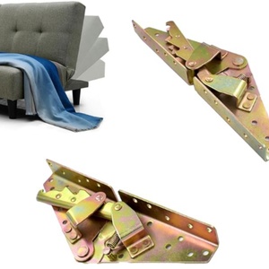 Herraje de acero zincado ajustable para sofá cama Murphy de triple clic, mecanismo de resorte para muebles de dormitorio y sala de estar - Product Image 1