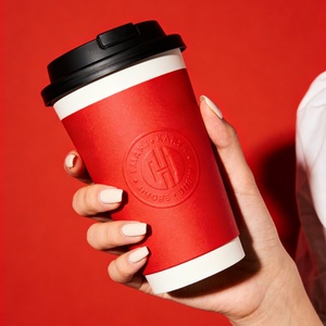 Vaso de papel personalizado de pared simple de 6oz 8oz con tapas para envasado de bebidas ecológicas - Product Image 5