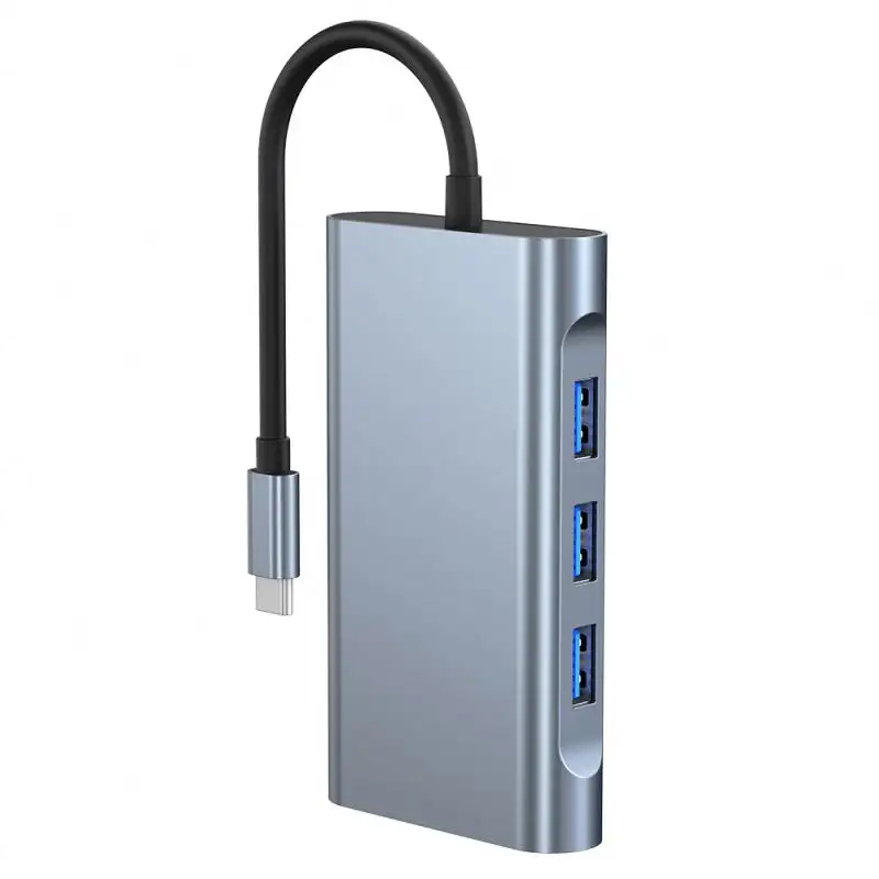 Jumon 8in1 USB C 케이블 허브 5Gpbs 고속 1000Mbps 이더넷 USB C 허브 듀얼 HDTV 4K 어댑터 분배기 노트북 용