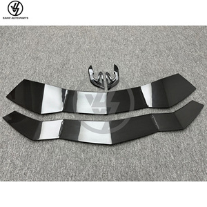 Vorstein Style Dry Full Carbon Fiber Double Glossy Twill Weave <b>Rear</b> <b>Spoiler</b> Lambo Aventador LP700 2011-2016 <b>Rear</b> Bumper - Product Image 5