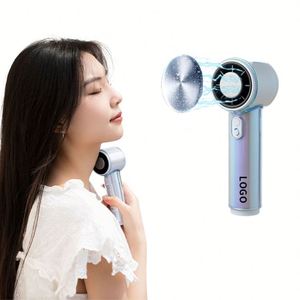 High Speed Handheld Ice Cooling Handheld Turbo Fan Rechargeable with <b>USB</b> - Product Image 1