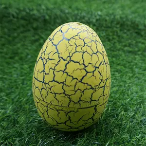 디스플레이 상자 매직 계란 인큐베이터 다양한 펭귄 동물 플라스틱 공룡 성장 계란 모듬 색상 부활절 달걀 부화