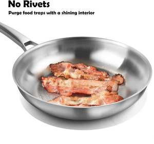Chảo nướng bằng titan 12 inch/28cm kiểu Mỹ, an toàn với lò nướng, chảo rán <span class=keywords><strong>3</strong></span> lớp chạm khắc - Product Image 4