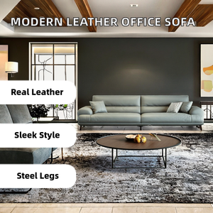 Ofis Koltuğu Chesterfield Kapitone Yatarlı Üç Kişilik Modern Deri İşletme Resepsiyon Alanı Otel Kullanımı - Product Image 2