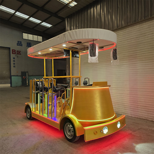 Mini <span class=keywords><strong>limusina</strong></span> eléctrica para 9 pasajeros, autobús personal ecológico para turismo y excursiones, coche de <span class=keywords><strong>fiesta</strong></span> para turismo - Product Image 2