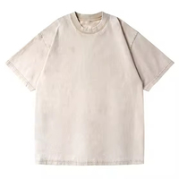 T-shirt Homme Vintage Oversize en Coton Lourd 230G, Meilleure Vente, Logo Personnalisé pour Articles Promotionnels et Emballage de Marchandises