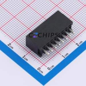 DB2EVC-2.54-8P-BK Plug-in Terminal Block Through hole,P=2.54mm Connector Board-to-Board / Socket - Closed 1x8P 2.54mm Black - Product Image 2