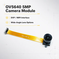 Module de caméra Caiyusheng OV5640 5MP 68 °   à 220 °   Interface DVP MIPI grand angle compatible avec le microcontrôleur STM32 K210