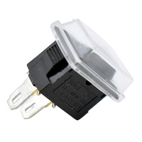 Interrupteur à bascule miniature étanche KCD11, 2 bornes, noir, 3A 250V, SPST, marche/arrêt, interrupteur d'alimentation pour bateau