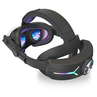 Nouveauté pour Meta Quest 3 : Casque VR avec RGB et Support Tête, 8000 mAh – Accessoires pour Meta Quest 3