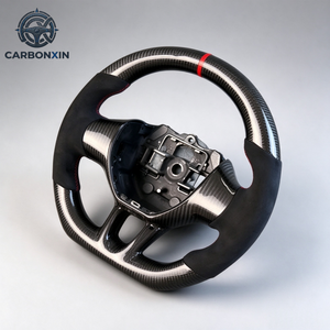 Volant en cuir chauffant personnalisé, forgé, avec LED et fibre de carbone pour Peugeot RCZ 206/207/208/308/408/508/MK1/GTI - Product Image 2