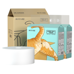 Botare Cat Pâte de bois vierge écologique Rouleau de <span class=keywords><strong>papier</strong></span> <span class=keywords><strong>toilette</strong></span> en vrac de haute qualité - Product Image 3
