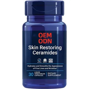 피부 복원 Ceramides 30 액체 채식 캡슐 수분 촉진 및 피부의 건강한 세라미드 수준 장려