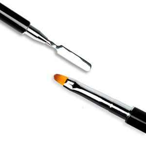 Double Head <strong>Nail</strong> <strong>Pen</strong> Take and Press Glue Embossed <strong>Nail</strong> Brush Lines Painting <strong>Pen</strong> Brushes UV Gel <strong>Polish</strong> Tips Brush Custom LOGO 1PC - Product Image 2
