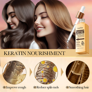 New SADOER <b>Keratin</b> Polypeptide Soft Shiny Moisturizing <b>Hair</b> Care Essential <b>Oil</b> 30ml Nourishes Repairs Brightens <b>Hair</b> Quality - Product Image 2