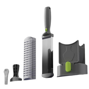 Dropshipping Shopify : Coupe-légumes et viande multifonctionnel en acier inoxydable, trancheuse et hachoir pour la cuisine domestique et la préparation rapide des repas - Product Image 1