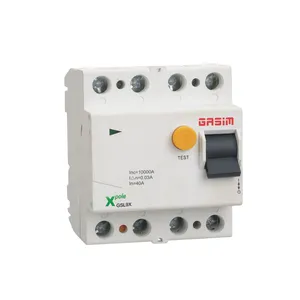 Bộ Ngắt Mạch Rò Rỉ Đất GSL9X 4P 80a 300ma Elcb Mới Rccb Rcbo Rcd Với Chỉ Báo Điều Kiện Công Tắc Tơ