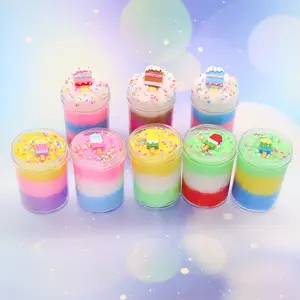 Cute Lollipop Ice Cream, Slime Diy Brushed Mud Kit Soft And Nono Sticky Summer Cream Thousand Silk Mud Toy For Kids Party
