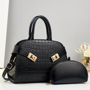 Grand Fourre-tout Tendance pour Femmes en Cuir PU Grande Capacité, Sac à Bandoulière Chic Deux-en-Un pour Dames, Sac à <span class=keywords><strong>Dos</strong></span> - Product Image 2