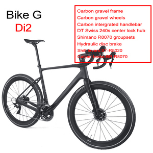 R8070 Groupset Fibra de carbono Bicicleta de <span class=keywords><strong>carretera</strong></span> completa Bicicleta de grava con montaje plano Aero & Racing Bicicleta 40C Neumáticos - Product Image 2