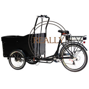 2025 remorques de cargaison de vélo pour des charges d'achat vélo de cargaison électrique vélo de cargaison en bois rue - Product Image 1
