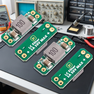 โมดูลกรองสัญญาณ LC 3A 5-30V พร้อมระบบป้องกันการกลับขั้วในตัว สำหรับกล้องโดรน RC FPV Freestyle เครื่องส่งสัญญาณ AV ผลิตในจีน - Product Image 2