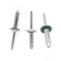 Attelle d'ampoule à tête bombée en aluminium, Rivet aveugle avec caoutchouc pour bateau