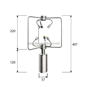 3D Ultrasonic Wind Speed and Direction Sensor Research-Grade <span class=keywords><strong>Sonic</strong></span> <span class=keywords><strong>Anemometer</strong></span> Sensor Alta precisão 3 Axis Ultrasonic <span class=keywords><strong>Anemometer</strong></span> - Product Image 3