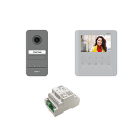 Marque italienne CAME PLX LHS Set X1 Système de visiophone IP30/IP54 Protection PAL/NTSC Installation facile Gris/Blanc Résidentiel