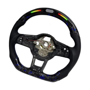 พวงมาลัยคาร์บอนไฟเบอร์ LED สำหรับ Golf MK7 7.5 6 5 4 <span class=keywords><strong>Polo</strong></span> GTS GTD GTE R R-Line - Product Image 2