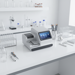 EUR VET 저렴한 가격의 휴대용 수의학 소변 분석기 수의사용 소변 침전물 분석기 동물 의료 자동 소변 분석기 - Product Image 1