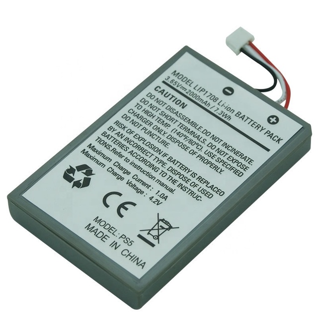 PS4 PS5 Controller 3.65V 1650mah 2000mah 2650mah Rechargeable Replaceable Lithium Polymer Batteries