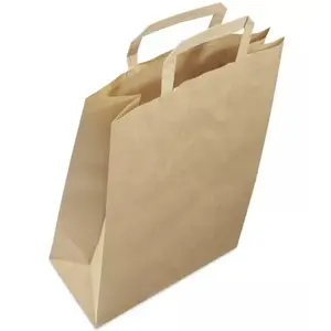 Shopper in Carta con Manico Piatto, Merchandising Sostenibile - Product Image 3