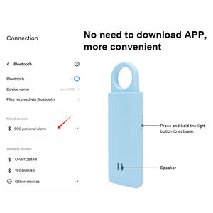 Alarma de Seguridad Personal de Emergencia con Aplicación Móvil de Alta Sensibilidad de 130dB con Llamada SOS y Compartición Automática de Ubicación - Product Image 4