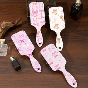 Brosse de nettoyage domestique personnalisée avec manche en acier, poils en nylon et coussin d'air en plastique, idéale pour jeunes filles, mariées et demoiselles d'honneur - Product Image 2