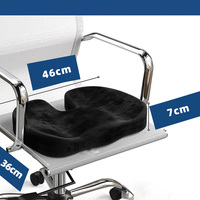 Coussin de rebond lent en mousse à mémoire de forme pour soutenir les fesses Coussin pour bureau sédentaire