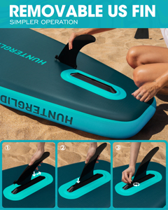 Planche de Stand Up <span class=keywords><strong>Paddle</strong></span> (SUP) <span class=keywords><strong>gonflable</strong></span> personnalisée vert olive, en matériau Drop Stitch, avec tous les accessoires pour les sports nautiques - Product Image 6