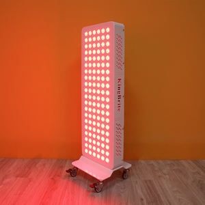 KingBriteフリッカーフリーハーフボディ600W RLP120 120 120PCSデュアルチップ660nm 850nm赤外線 & レッドグローライトセラピーパネルPdtマシン - Product Image 1