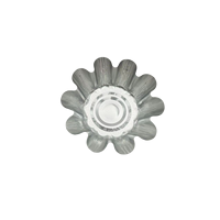 Conteneur rond en aluminium avec couvercle en aluminium, qualité alimentaire, résistant au four, écologique, pour tartelettes aux œufs, pâtisserie, dessert