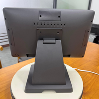15 Inch Aluminum Alloy Single Screen POS Device 10 Point Capacitive Touch Panel I3/I5/I7 Windows 7/10 64/128GB Storage 2-8GB RAM