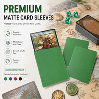 Protège-cartes Premium Vert Givré Finition Mate Anti-reflet Sensation Lisse aux Touches Agréables Couleurs Personnalisées Prise en Charge OEM ODM