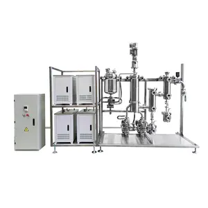 Valen equipamento de distilação molecular de 5 polegadas, fabricante molecular de distilação de aço inoxidável