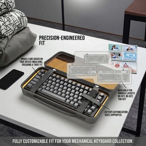 Étui de transport rigide étanche personnalisé en EVA pour claviers <span class=keywords><strong>GMMK</strong></span> <span class=keywords><strong>PRO</strong></span> et 75% - Product Image 2