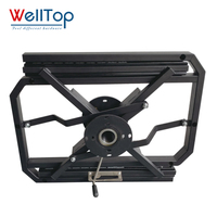 WELLTOP Vente en gros Autres accessoires de meubles Rond 360 °   Mécanisme de table pivotant, coulissant et extensible pour table à manger ou table basse