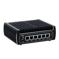 Dispositivo de Firewall Sin Ventilador de 6 LAN con Tel I3-8130U, Consola COM, Precio de Fábrica ODM OEM, Router VPN, Gateway de Seguridad de Red PfSense